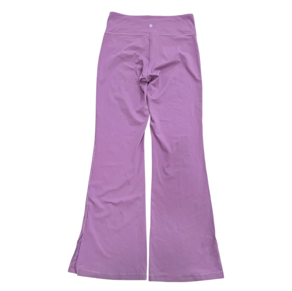Lululemon Groove High-Rise Split-Hem Flared Pant Nulu velvet dust mauve